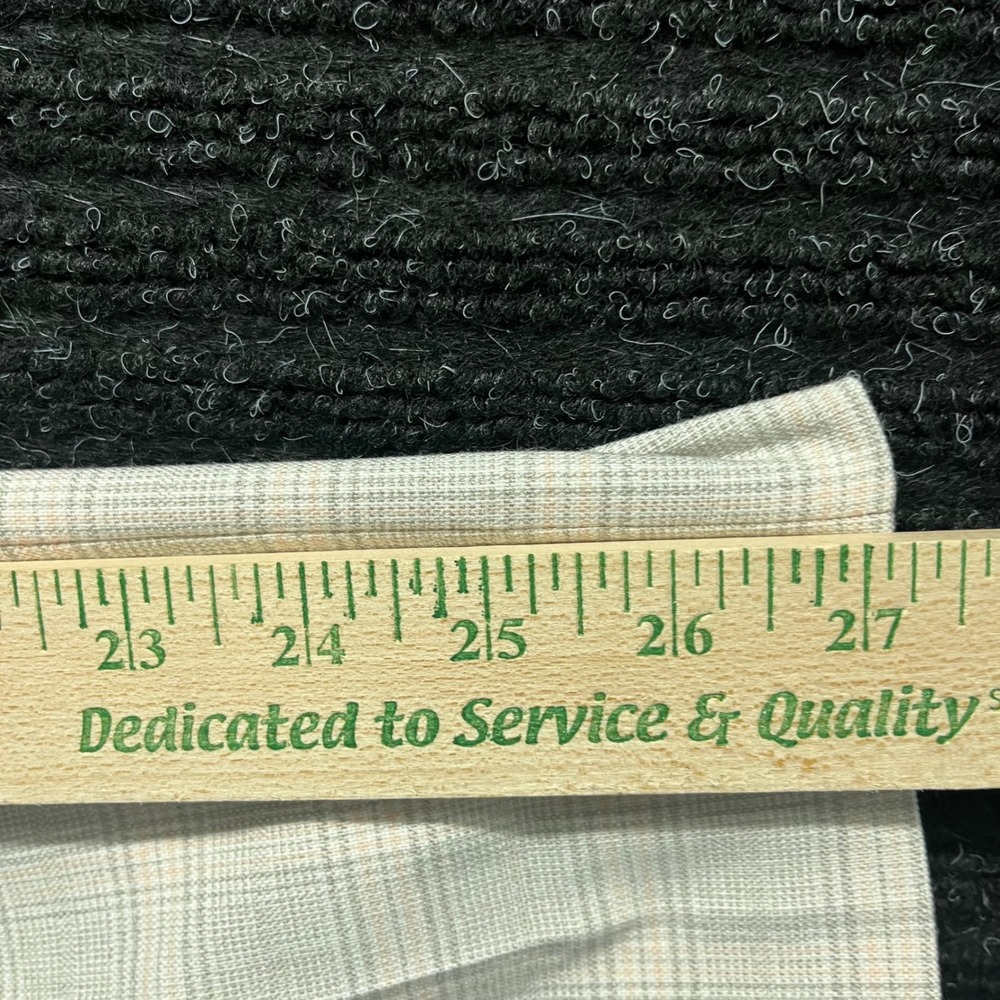 Calvin Klein Womens Grey Plaid Straight Leg Dress Pants Size 12 S32PO720 - Picture 6 of 7